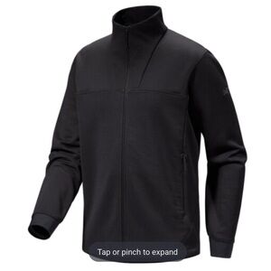 ARC'TERYX Men’s Black Rethel Jacket Full Zip NWOT, Sz L